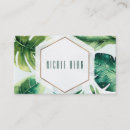 Search for tropics business cards Jungle