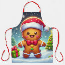 Search for cute gingerbread man aprons Winter