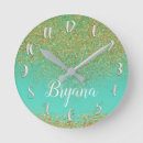 Search for aqua clocks Glam