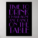 Search for vintage new years eve posters Champagne