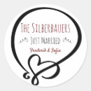 Search for just married couple stickers Heart