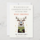 Search for funny reindeer cards Non photo