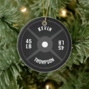 Search for workout christmas tree decorations Dumbbell