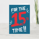Search for funny 15th birthday cards Humour