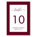 Search for fall wedding table cards Simple