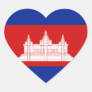 Search for cambodian flag stickers Kampuchea