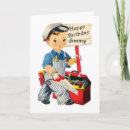 Search for carpenter birthday cards Saw