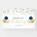 Search for kids birthday banners Navy blue