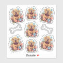 Search for white puppy stickers Flower