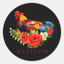 Search for red rooster stickers Floral