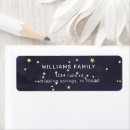 Search for gold star return address labels Modern