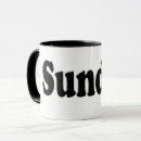 Search for day of the week mugs Sunday