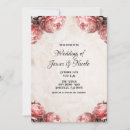 Search for pink peony wedding invitations Vintage