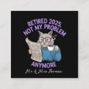 Search for problem business cards Retirement