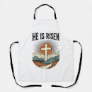 Search for he is risen aprons Christian