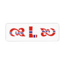 Search for norwegian return address labels Flag
