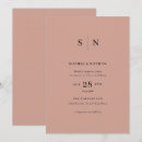 Search for brown and orange wedding invitations Simple