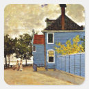 Search for blue house stickers Vintage