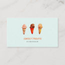 Search for ice cream shop business cards Dessert