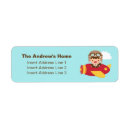 Search for aviation return address labels Cute