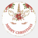 Search for unicorn christmas stickers Floral