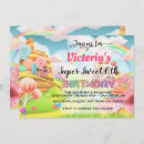 Search for candy land party invitations Watercolor