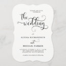 Search for swirly wedding invitations Classy