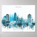 Search for barcelona cityscape posters Skyline