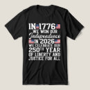 Search for 4th of july birthday tshirts Usa 250th anniversary