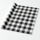Search for black and white check wrapping paper Plaid