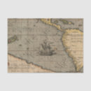 Search for old world map tissue paper Travel