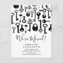 Search for house key invitations Vintage