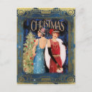 Search for art deco christmas postcards Vintage