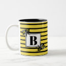 Search for black and yellow bee mugs Modern