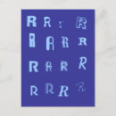 Search for the letter font postcards Initial