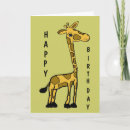 Search for giraffe birthday cards Funny