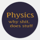 Search for funny physics stickers Math