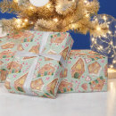 Search for gingerbread house wrapping paper Candy cane
