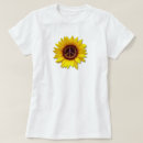 Search for sunflower peace sign tshirts For her