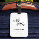 Search for newlyweds luggage tags Elegant