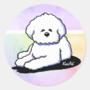 Search for bichon dog stickers Frise