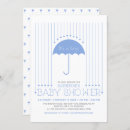 Search for umbrella baby boy shower invitations Modern