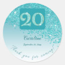 Search for 20th birthday stickers Twenty