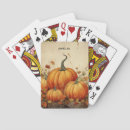 Search for pumpkin playing cards Rustic