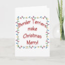 Search for border terrier christmas cards Dog