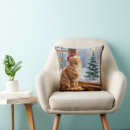 Search for ginger cat cushions Watercolor