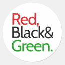 Search for red black and green stickers Melanin