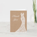 Search for burlap and lace thank you cards Shower