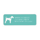 Search for airedales return address labels Puppy