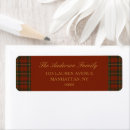 Search for tartan return address labels Trendy